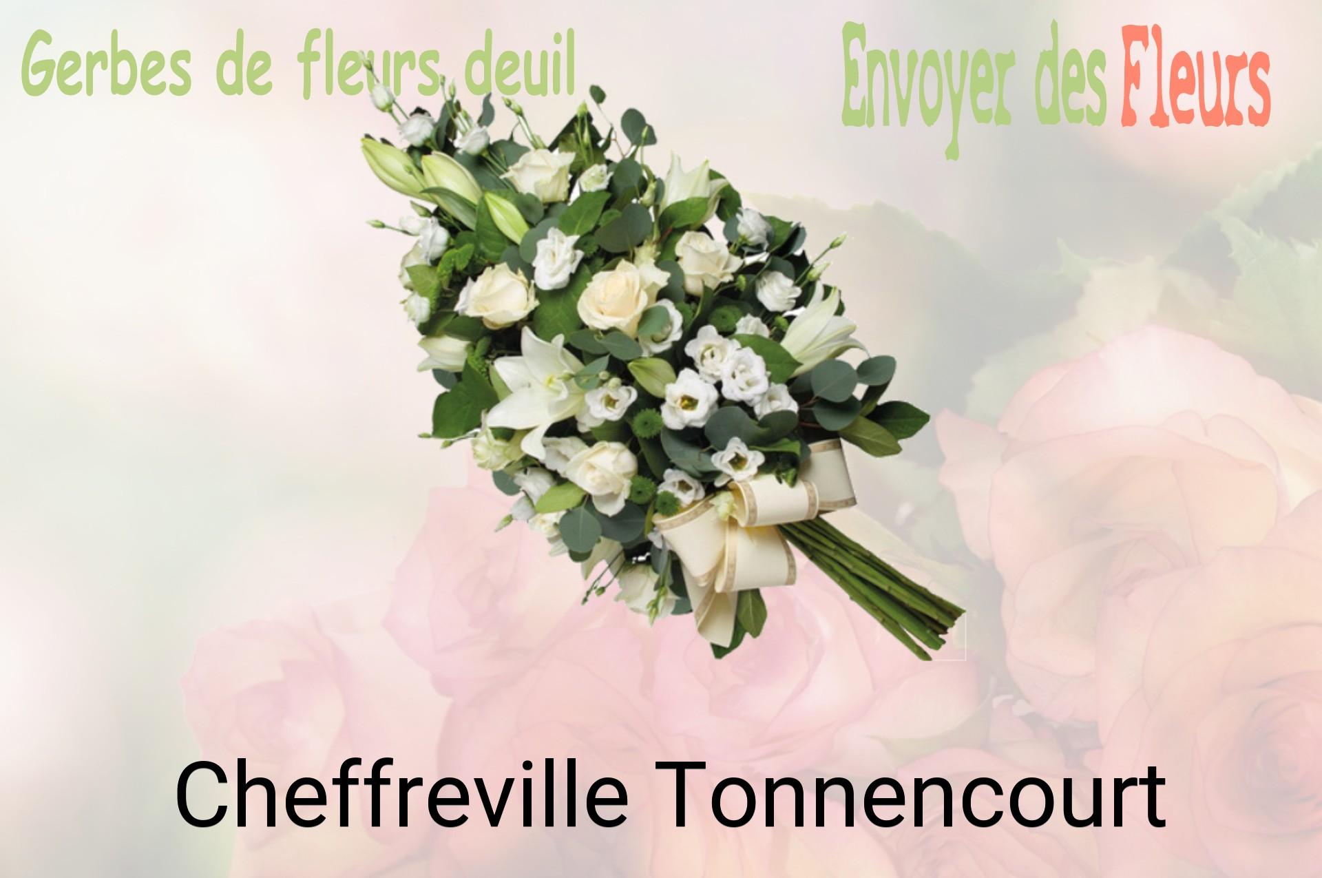 Gerbe de fleurs de deuil livrée à Cheffreville-Tonnencourt